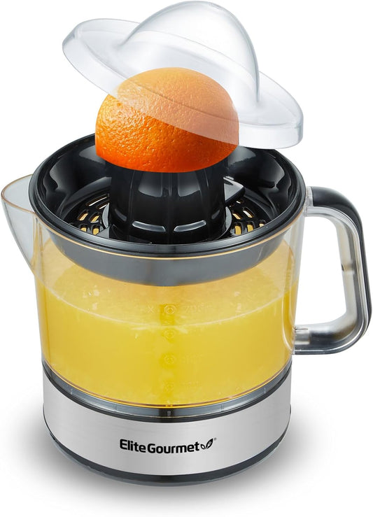 Elite Gourmet 24oz Electric Citrus Juicer, BPA-Free